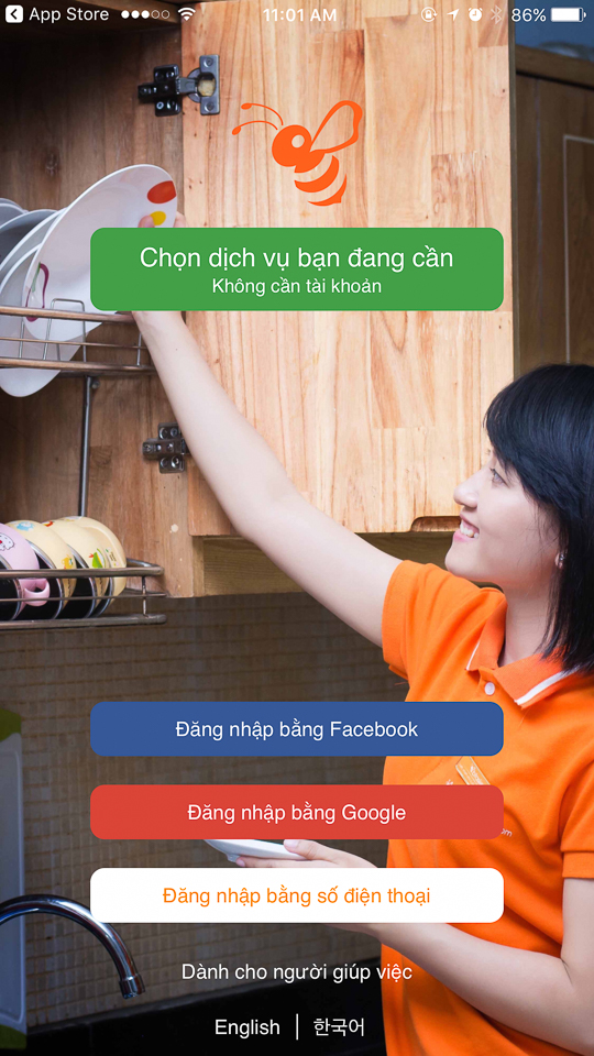 giúp việc nhà chuyên nghiệp