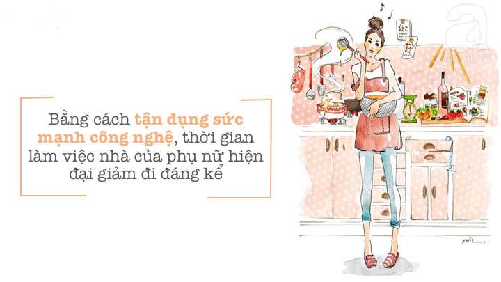 phụ nữ làm việc nhà