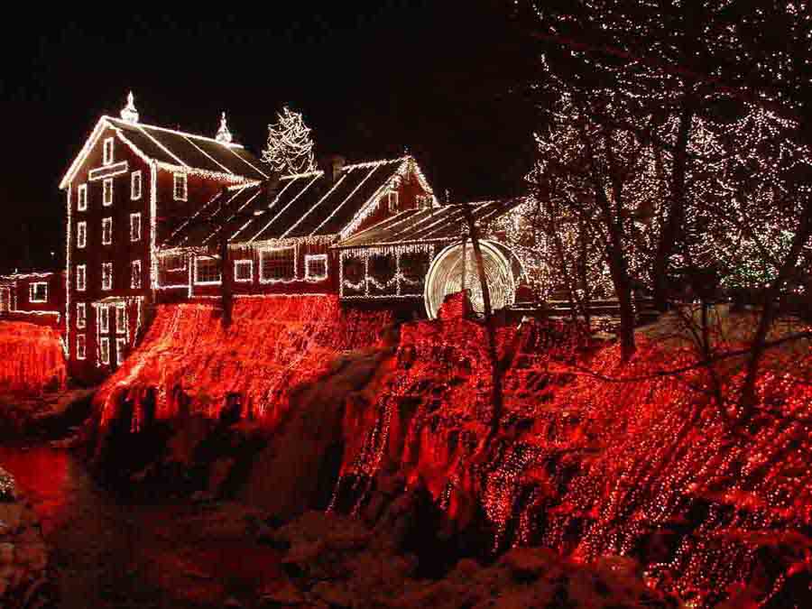 Hình ảnh đêm Giáng Sinh tại Ohio