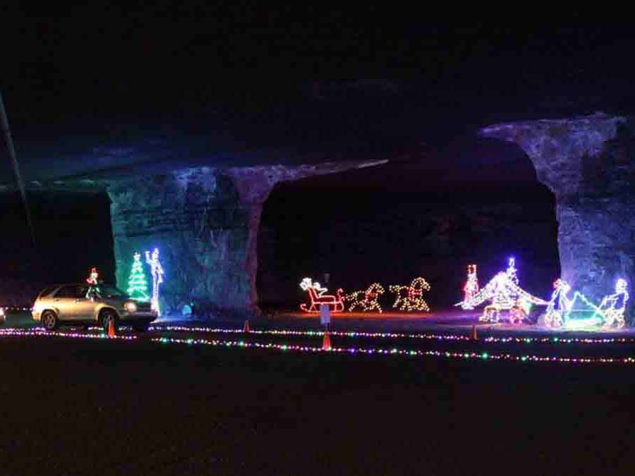 Hình ảnh đêm Giáng sinh tại Kentucky