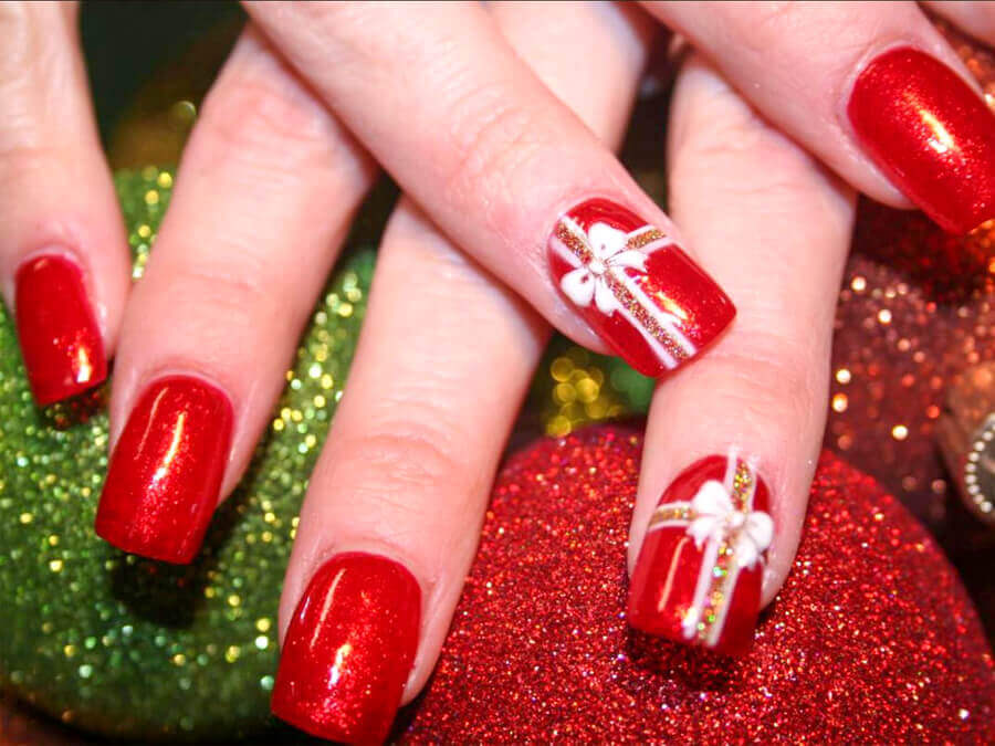 Amaranth Việt Nam  Đón Noel với 10 bộ nail xinh miễn bàn hot hit nhất  các tiệm lúc này