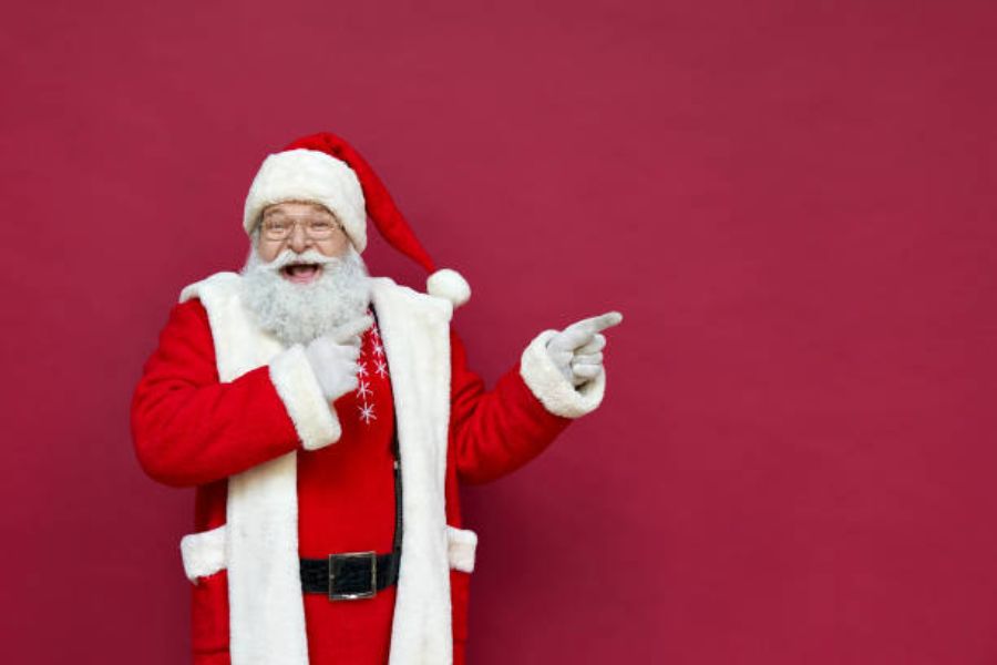 Tên Tiếng Anh của ông già Noel là Santa Claus 